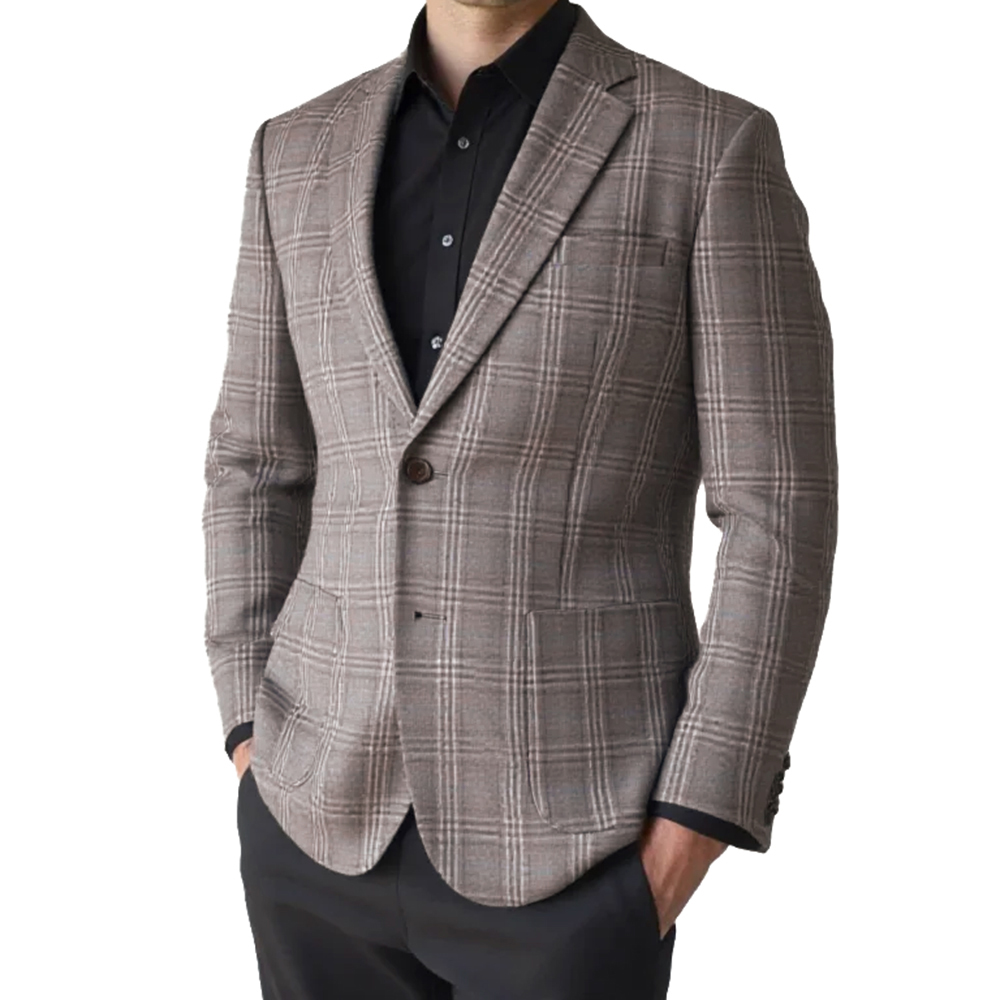 Tailored Coat Wool - Chaqueta de moda para hombre, chaqueta