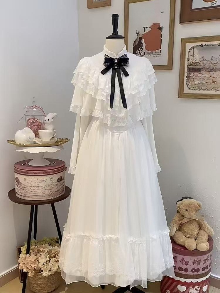Formal Wear Women Us - Vestido japonés de encaje con lazo