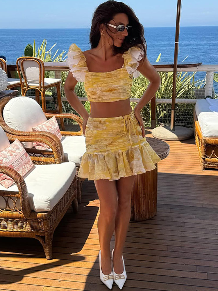 2025 nuevo Top corto plisado,  - Women Formal Wear For Summer reseña y precio
