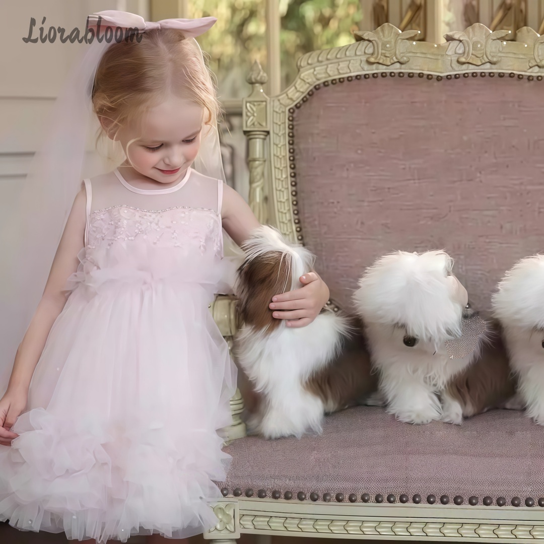 Vestido de Tul para Niñas, Dis - Women Formal Wear Designers reseña y precio