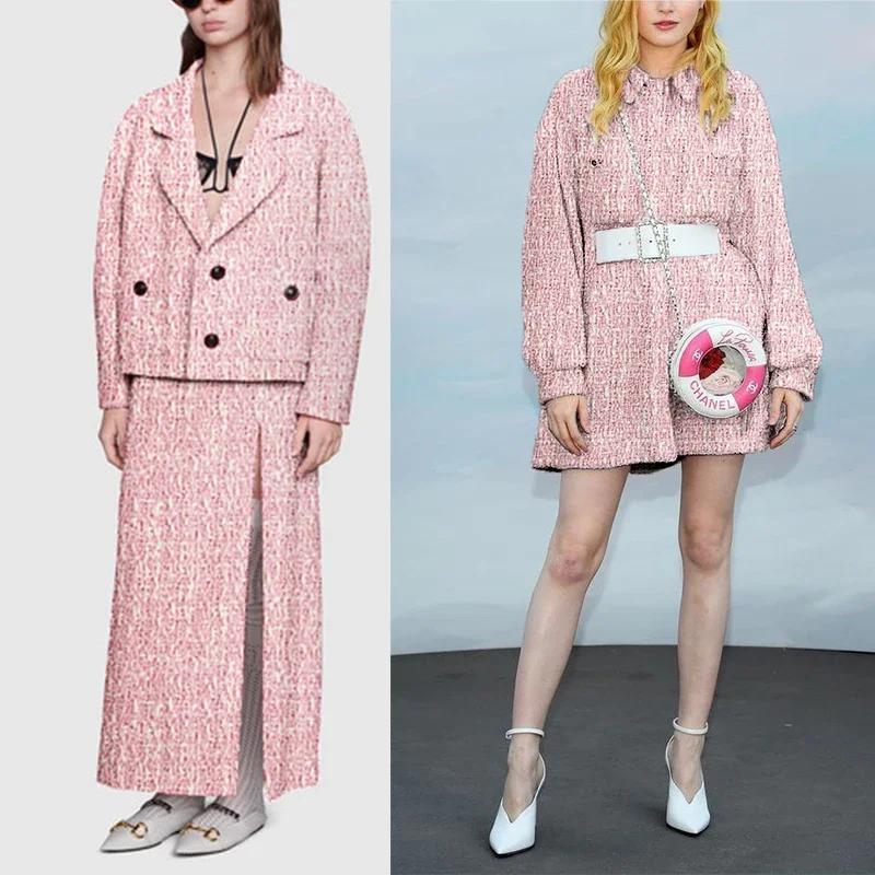 Redraspberry 145 cm rosa blanc - Tailored Coat Wool reseña y precio