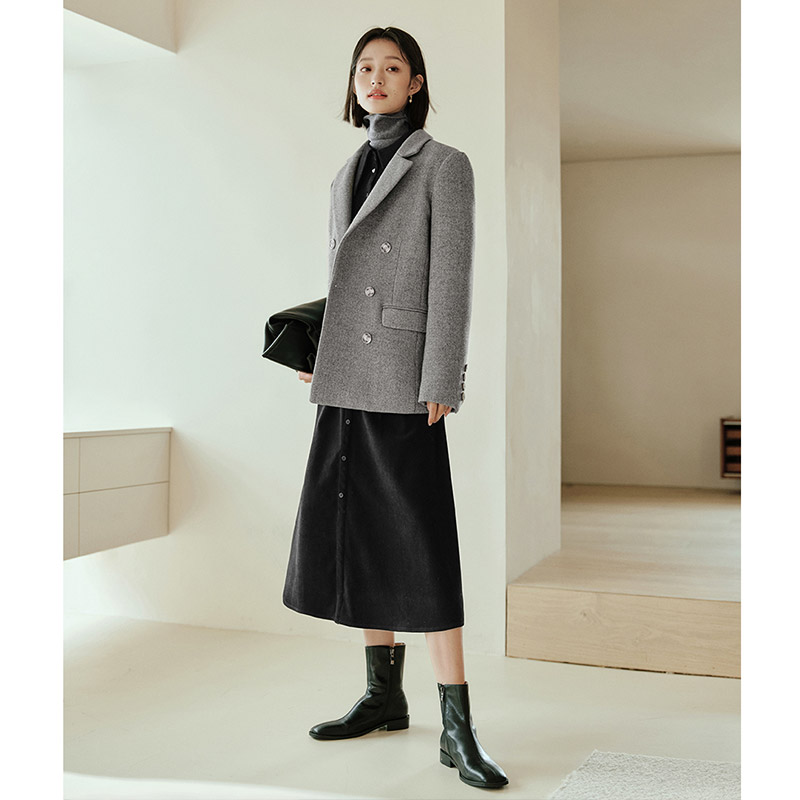 Abrigo de mezcla de lana acolc - Tailored Coat Wool reseña y precio